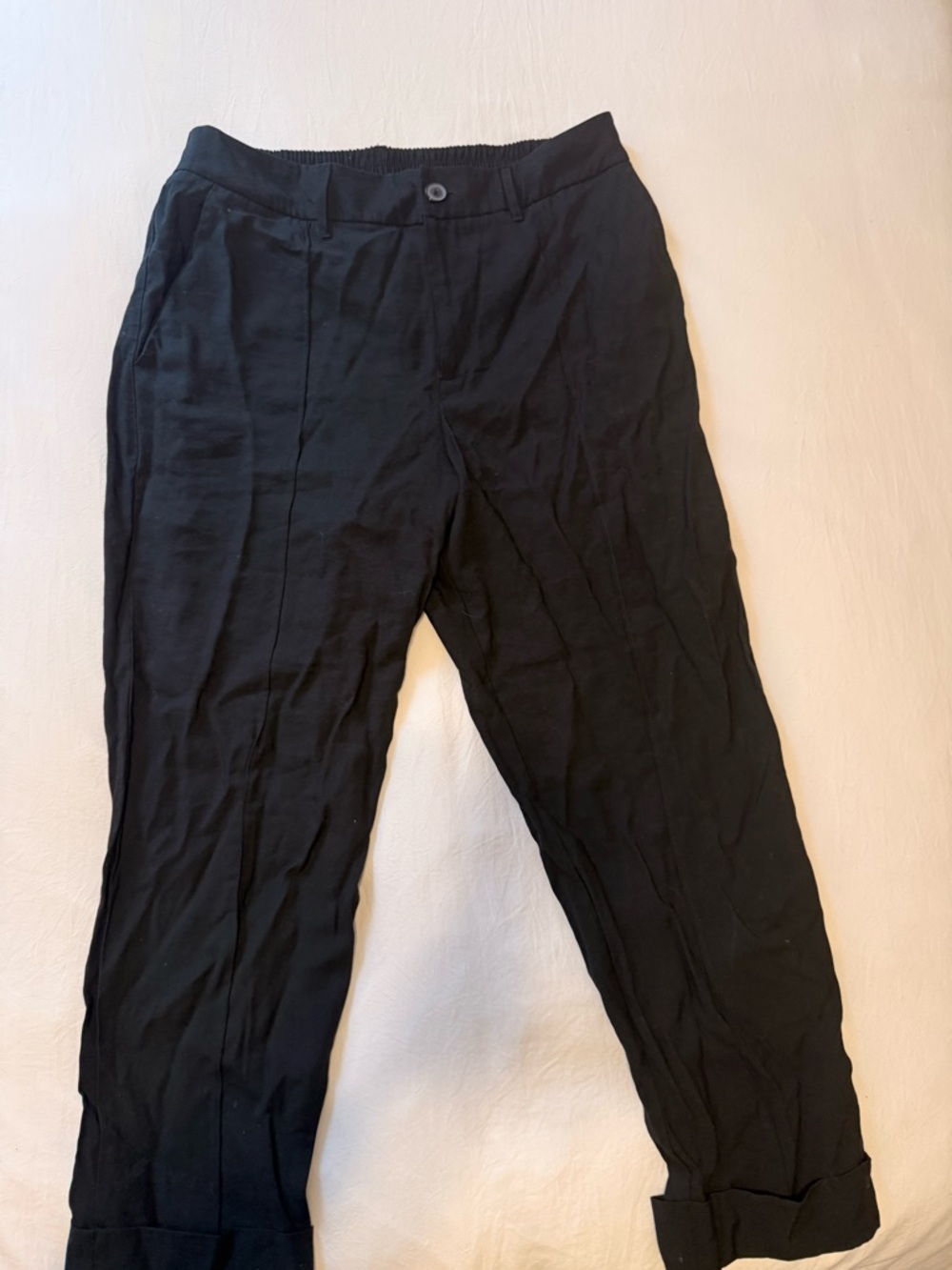 a new day Black Women's Trousers - Straight Leg
